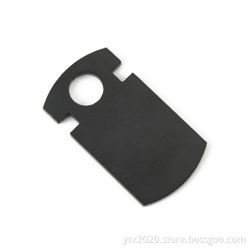 Metal Plate Black Oxide Steel Iron Slots Punched